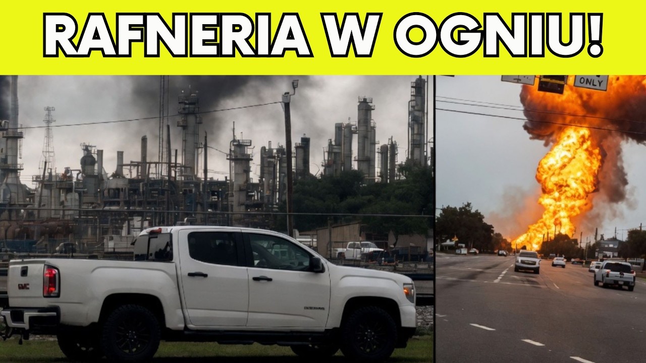 Gigantyczny wybuch w rafinerii! USA w szoku