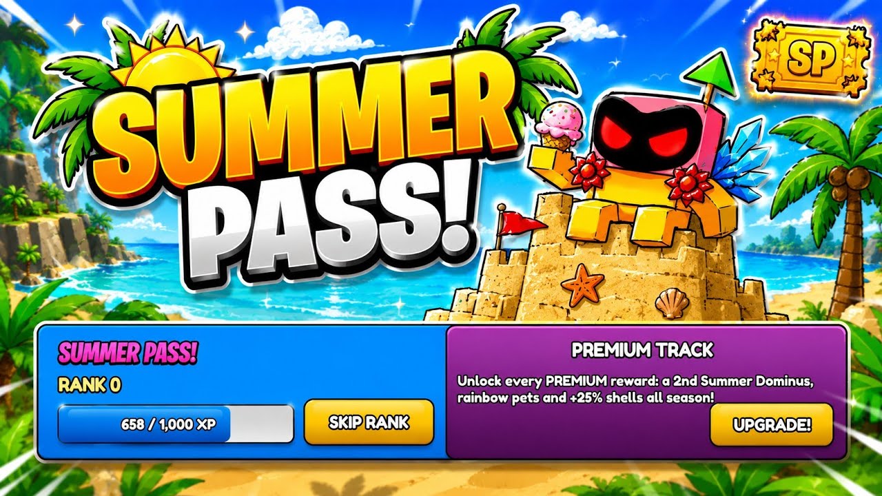 NEW Summer Pass Update!! Roblox Giant Simulator Reborn