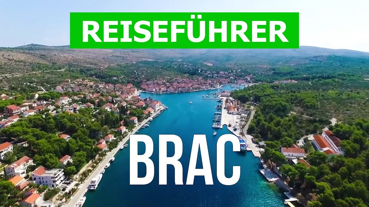 Insel Brac Urlaub | Zlatni Rat, Bol, Supetar, Milna | Drohne 4k Video | Kroatien, Brac was zu sehen