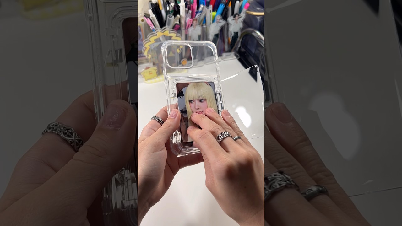 New photocard phone case! #kpop #photocard #phonecase #iphone #deco