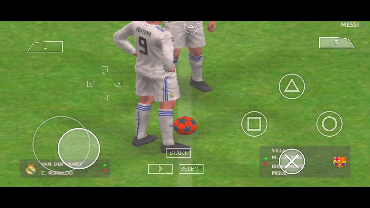 Clásico real Madrid vs Barcelona  fifa 14 ppsspp