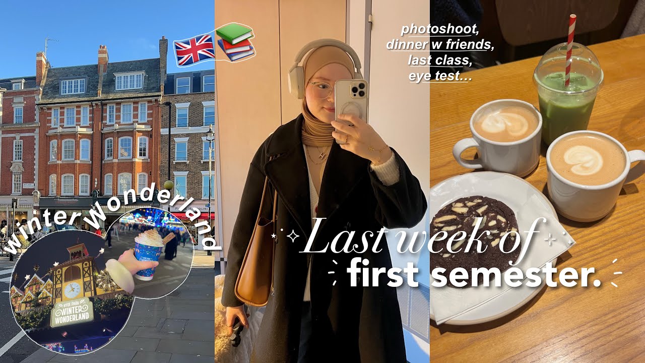 A couple days in my life 🍄 | Last week of 1st semester of 2nd year in uni & eventful days.