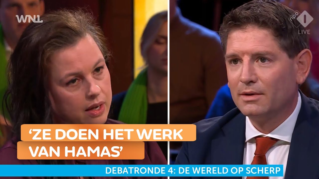 Nanninga (JA21) en Paternotte (D66) botsen over Rode Lijn-demonstranten: 'Nuttige idioten van Hamas'