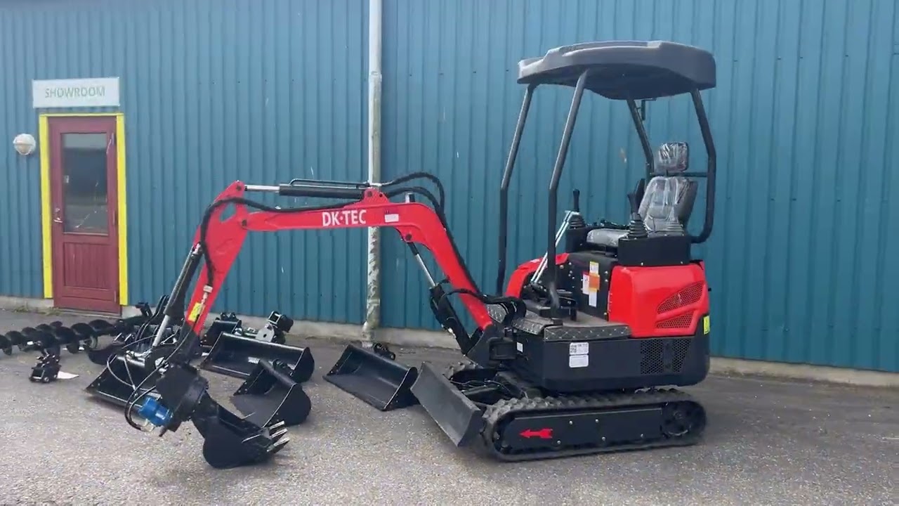 1,4 tons minigraver - DK-TEC