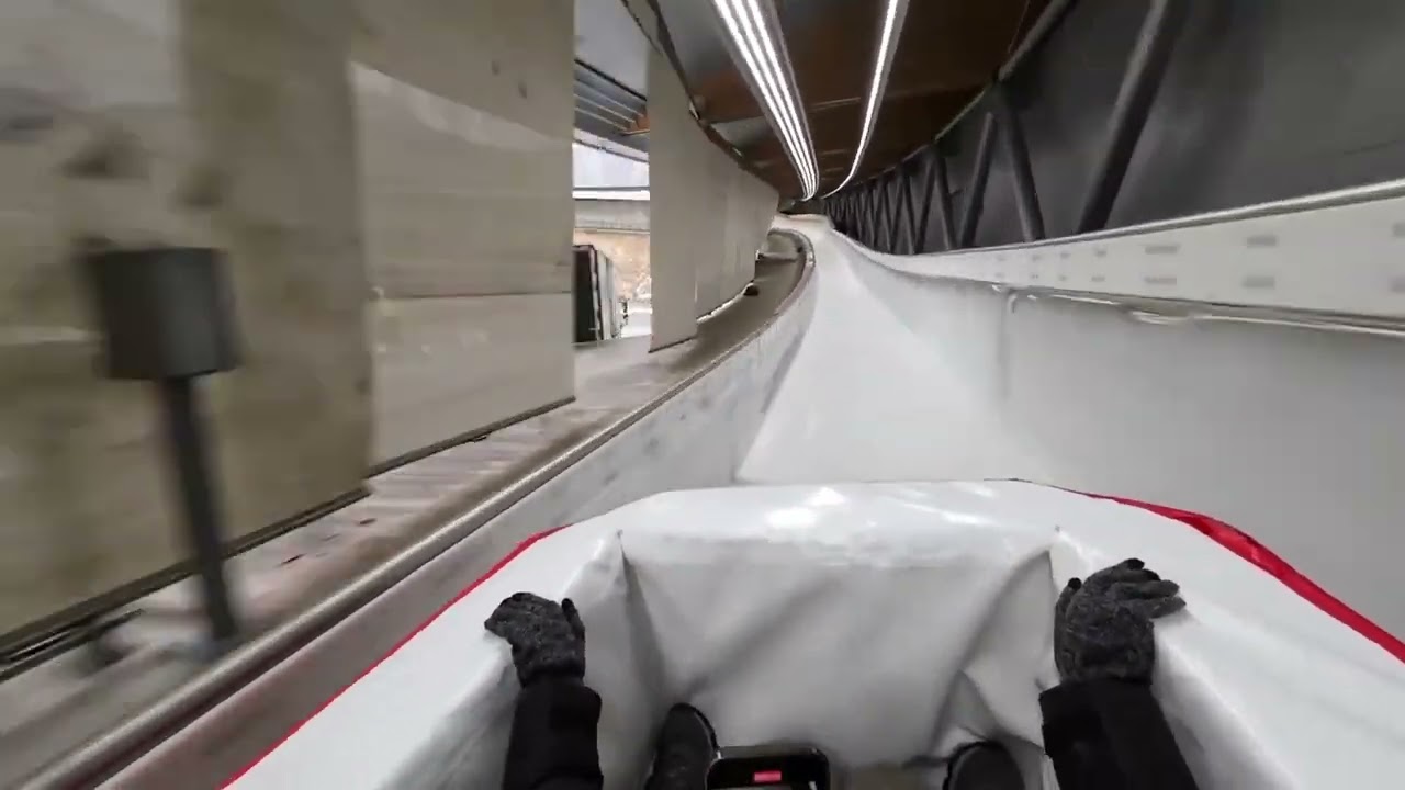 Are you ready for the thrilling 'Thunder Snowmobile' ride?