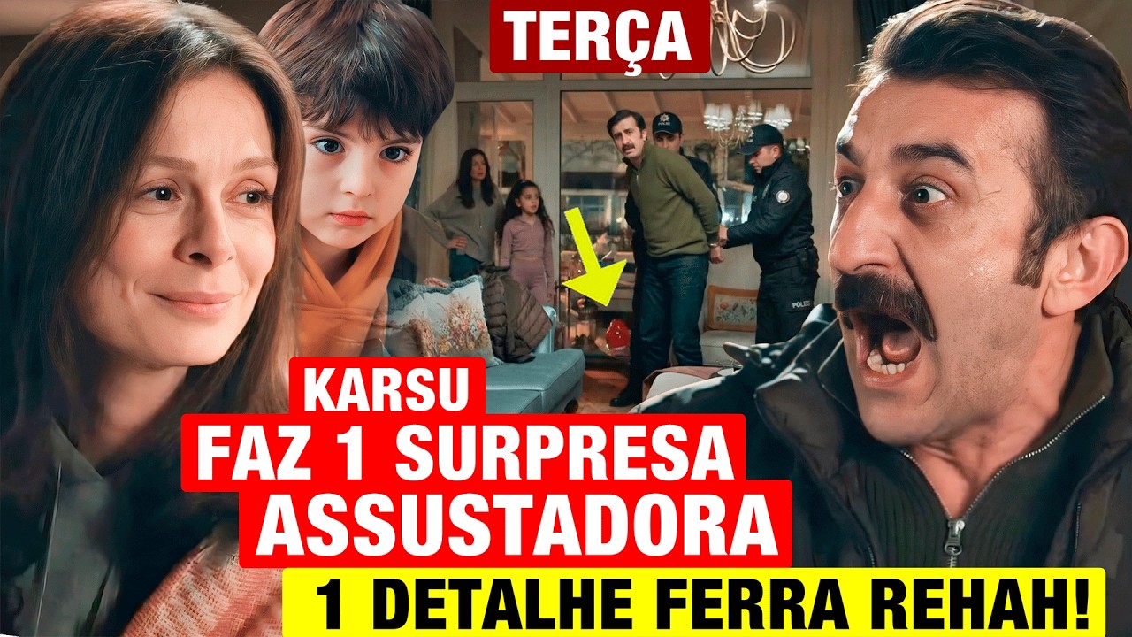 CORA&Ccedil;&Atilde;O DE M&Atilde;E - Cap&iacute;tulo de hoje 03/03 TER&Ccedil;A: Reha TENTA VOLTAR, mas Karsu o CASTIGA com 1 SURPRESA