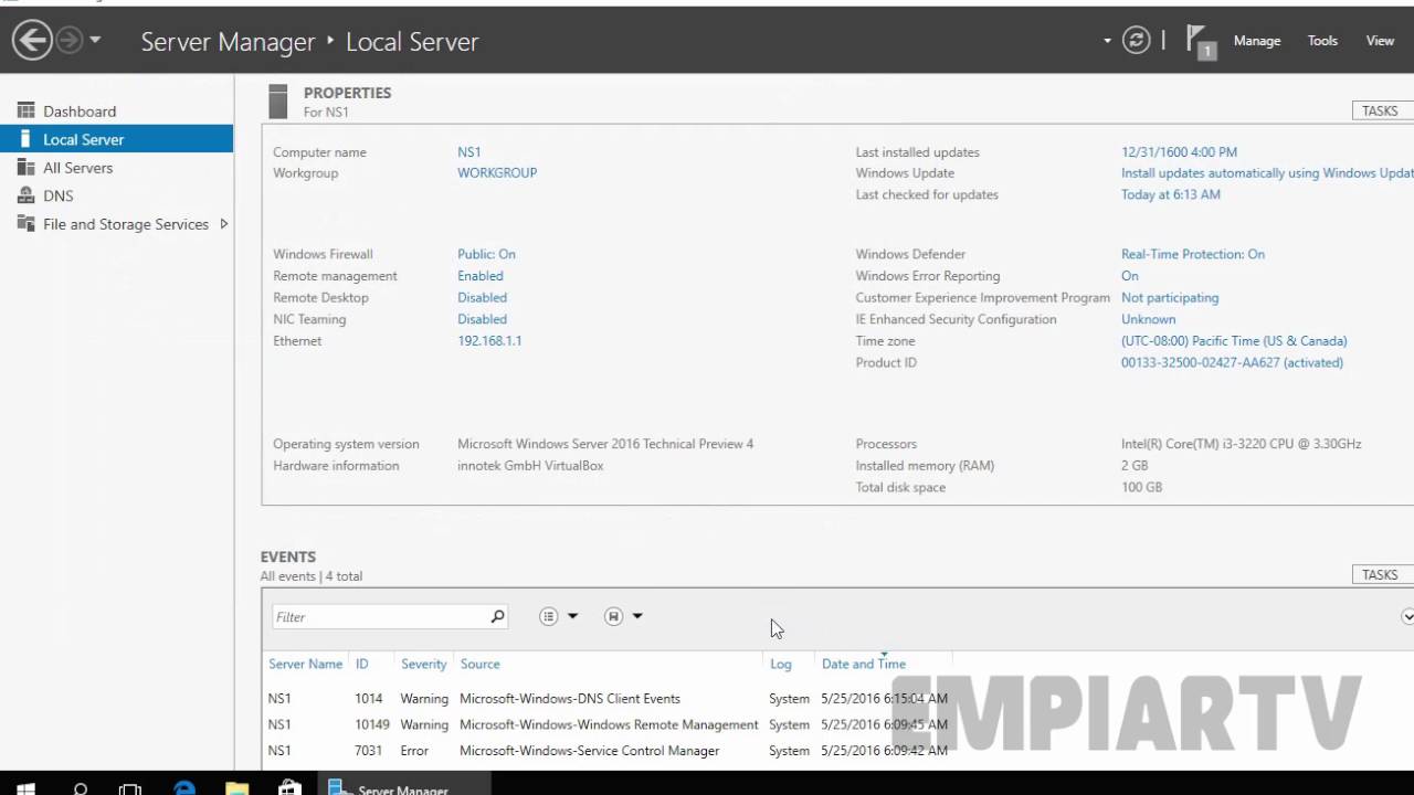 How to Install and configure the DNS Service on Server 2016