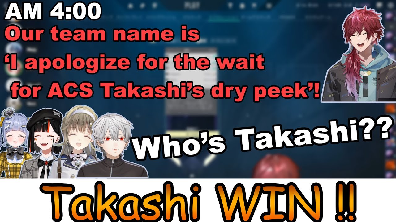 Kuzuha and crew laughed nonstop over their nonsense team name [Vspo/Nijisanji/Valorant]