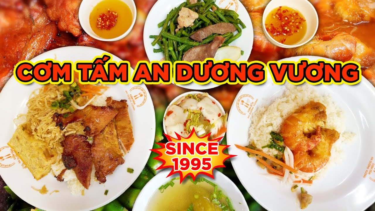 SINCE1993, CƠM TẤM AN DƯƠNG VƯƠNG Q.5! TÔM CÀNG RIM, SƯỜN NƯỚNG THƠM, BÌ CHẢ NGON! Saigon's Best