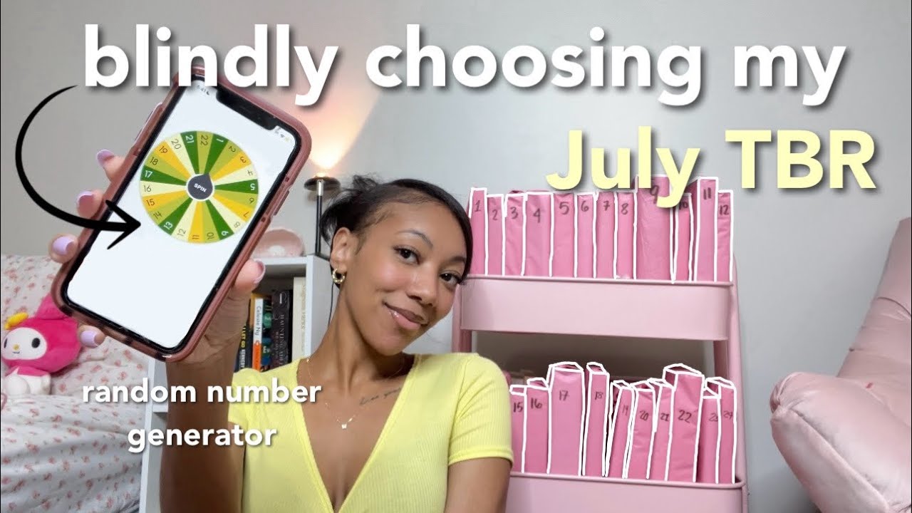 BLINDLY choosing my July tbr 📚🫐 All the books I want to read in July 🫶🏽