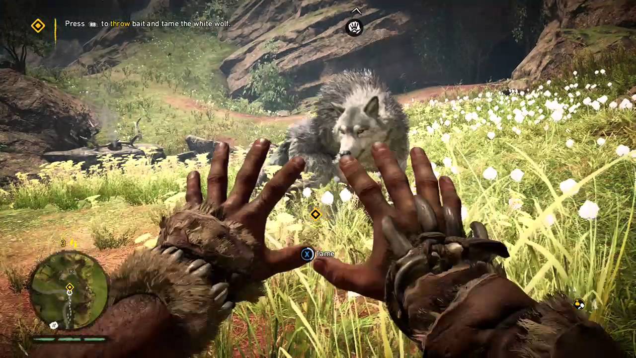 Far Cry Primal - White Wolf Tamed