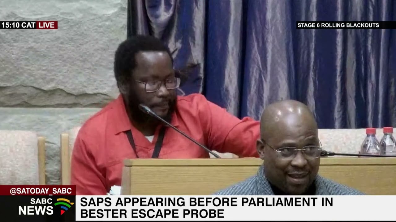 Thabo Bester Saga | Law enforcement authorities appear before parliament in Bester escape probe