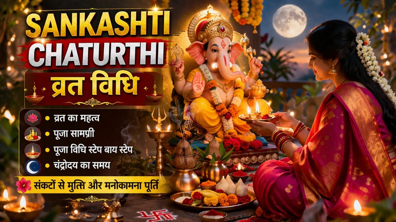 Sankashti Chaturthi Vrat Vidhi | इस दिन क्या करें और क्या न करें | Ganesh Puja Complete Guide #2026