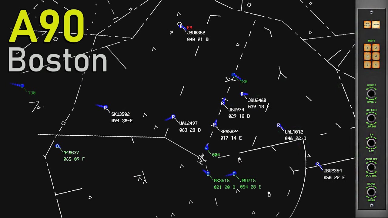 ATC RADAR | [A90] | Boston Tracon (Rockport Sector)