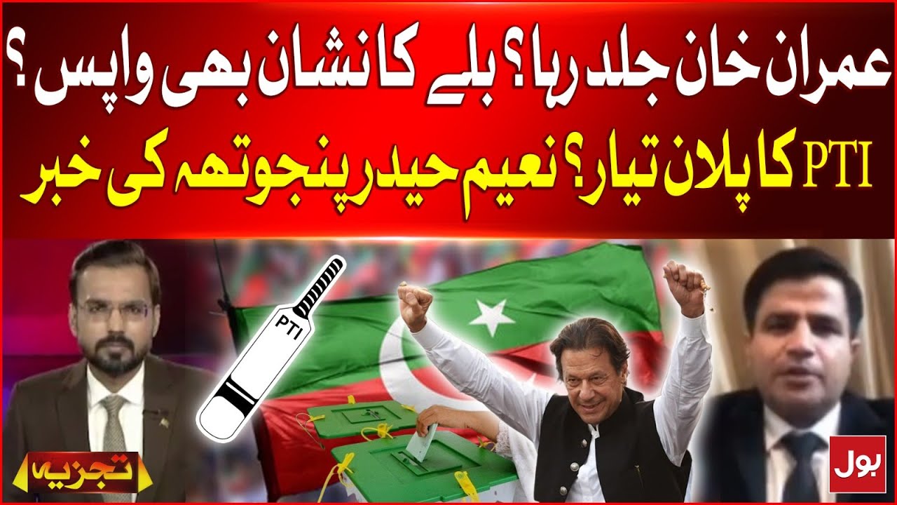 PTI Bat Symbol Back? | Imran Khan Released From Jail? | Naeem Haider Panjutha Inside News