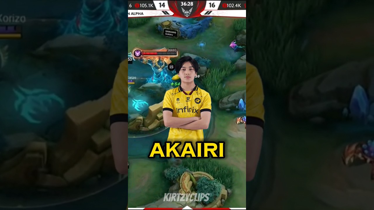 Kairi Akai 4 man set up against BTR🤯 #mobilelegend #kairi #mplids12