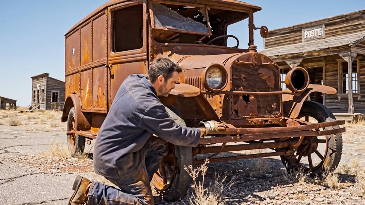 $65,000 Bought Abandoned Post Office Land &mdash; Found a 1925 U.S. Mail Truck | Full Rust Restoration