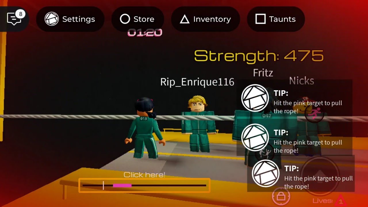 Tug of War is Back! Squid Project Roblox
