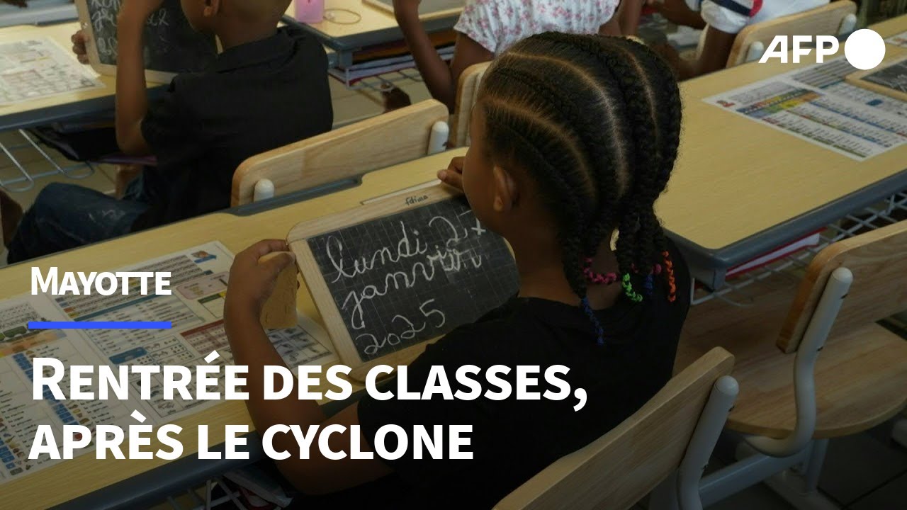 A Mayotte, rentrée perturbée six semaines après le cyclone | AFP