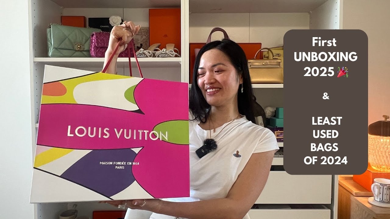 LV X MURAKAMI SNEAKERS UNBOXING 2025 and my LEAST used Handbag of 2024