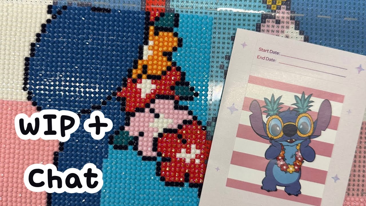 life is full of chaos + diamond paintings | wip + chat #87!