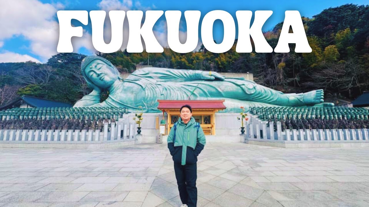 Fukuoka Adventure Day 3: Visiting the Reclining Buddha, Ohori Park & Tasting Local Delights 2025