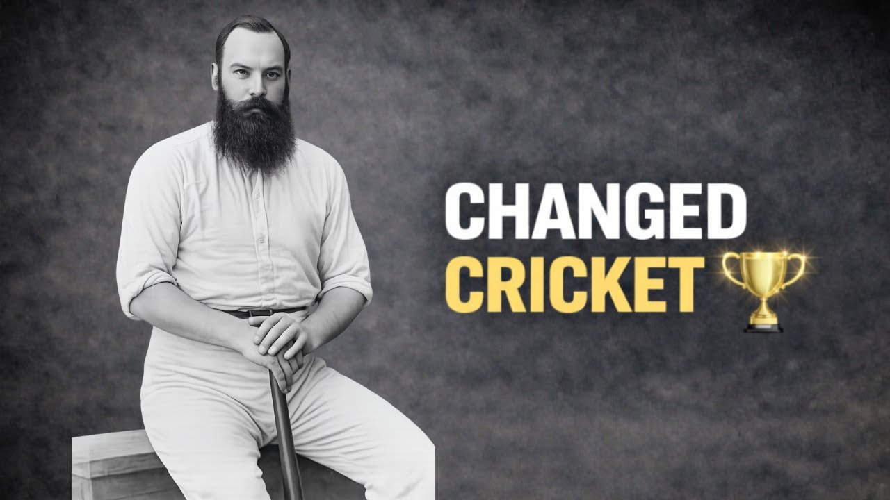 W.G  Grace Before Him, Cricket Was Different🏆...