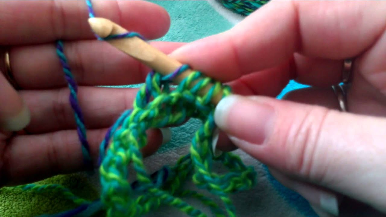 Tunisian Crochet in the round