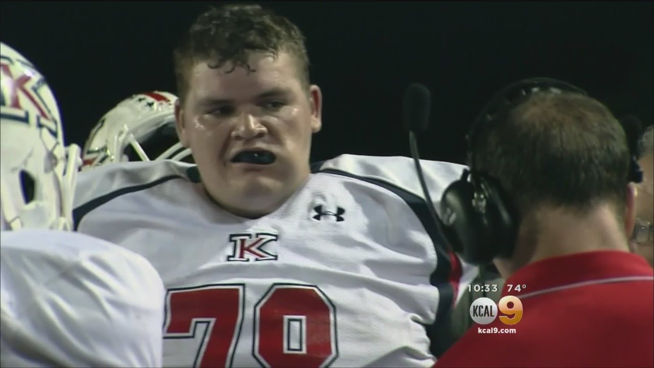 Local High School Senior Recognized As World's Largest Football Player