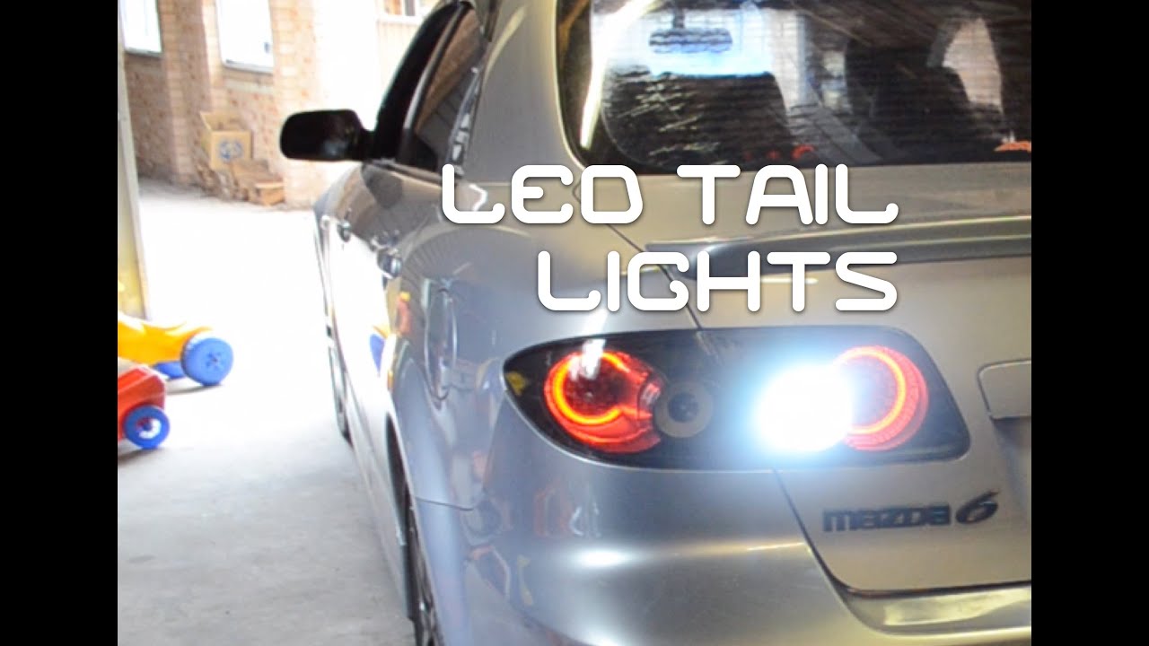 LED tail lights install