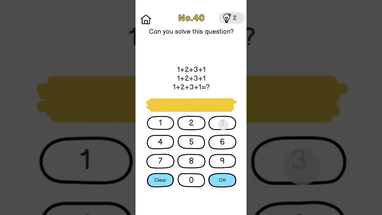 completing level 40 in brain out 🧠
