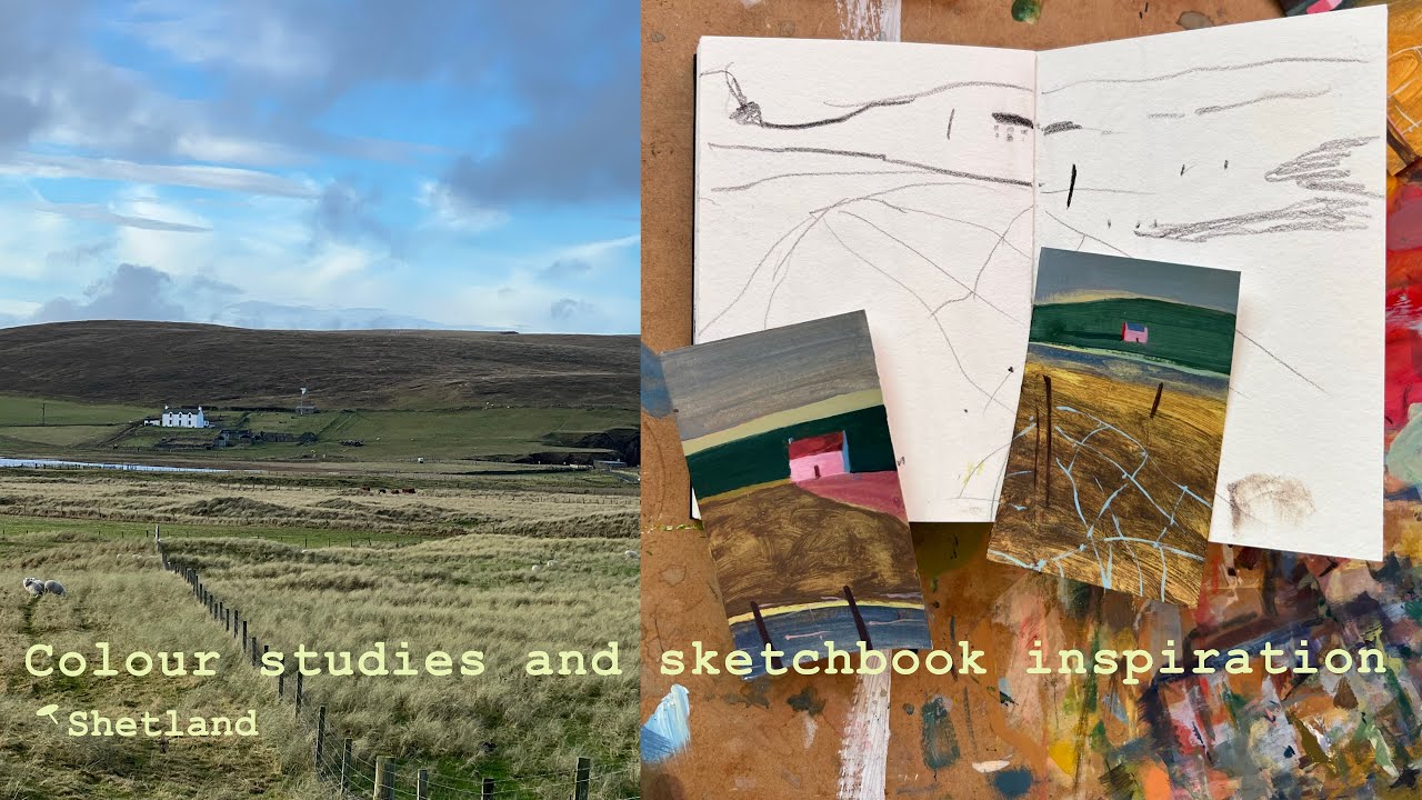 From Sketch to Study: colour play