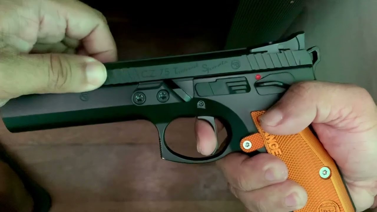CZ TS Orange 40s&w Trigger Pre-Travel & Reset.