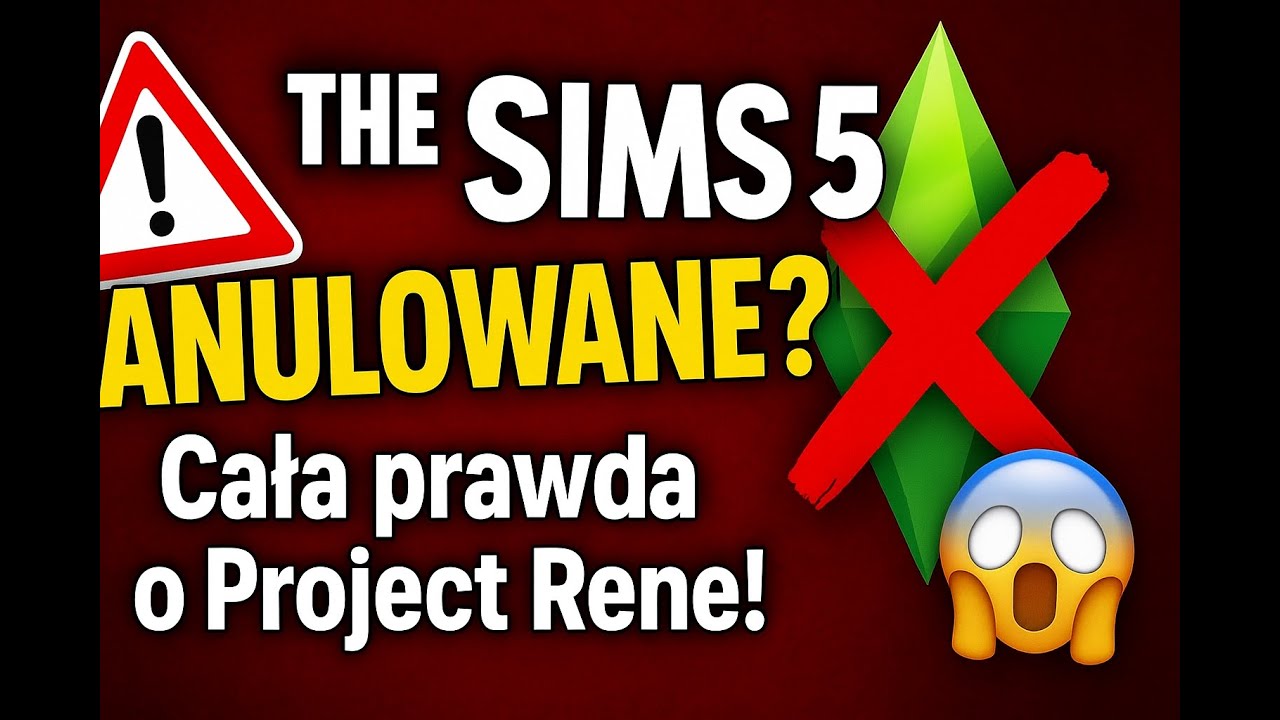 👉 🚨 THE SIMS 5 ANULOWANE?! 😱Cała prawda o Project Rene!