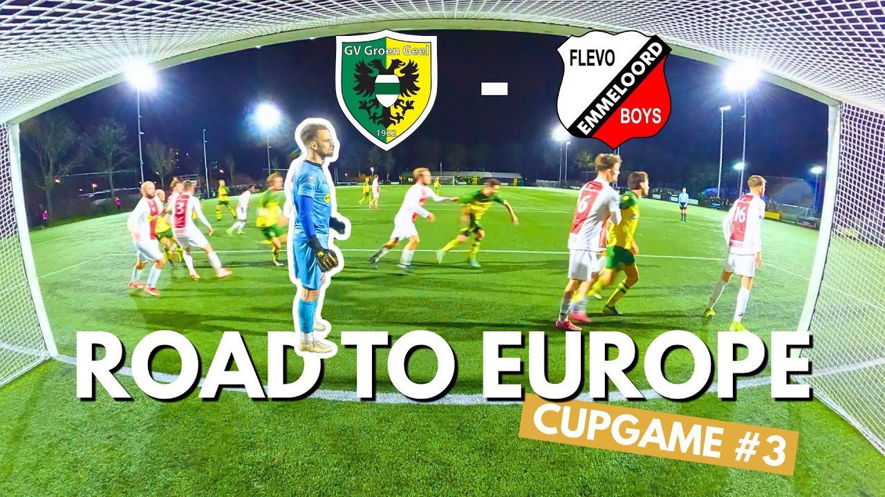 I Played a Cup Game Against a Former EUROPA LEAGUE player 🧤⚽️ | Groen Geel - Flevo Boys | Highlights