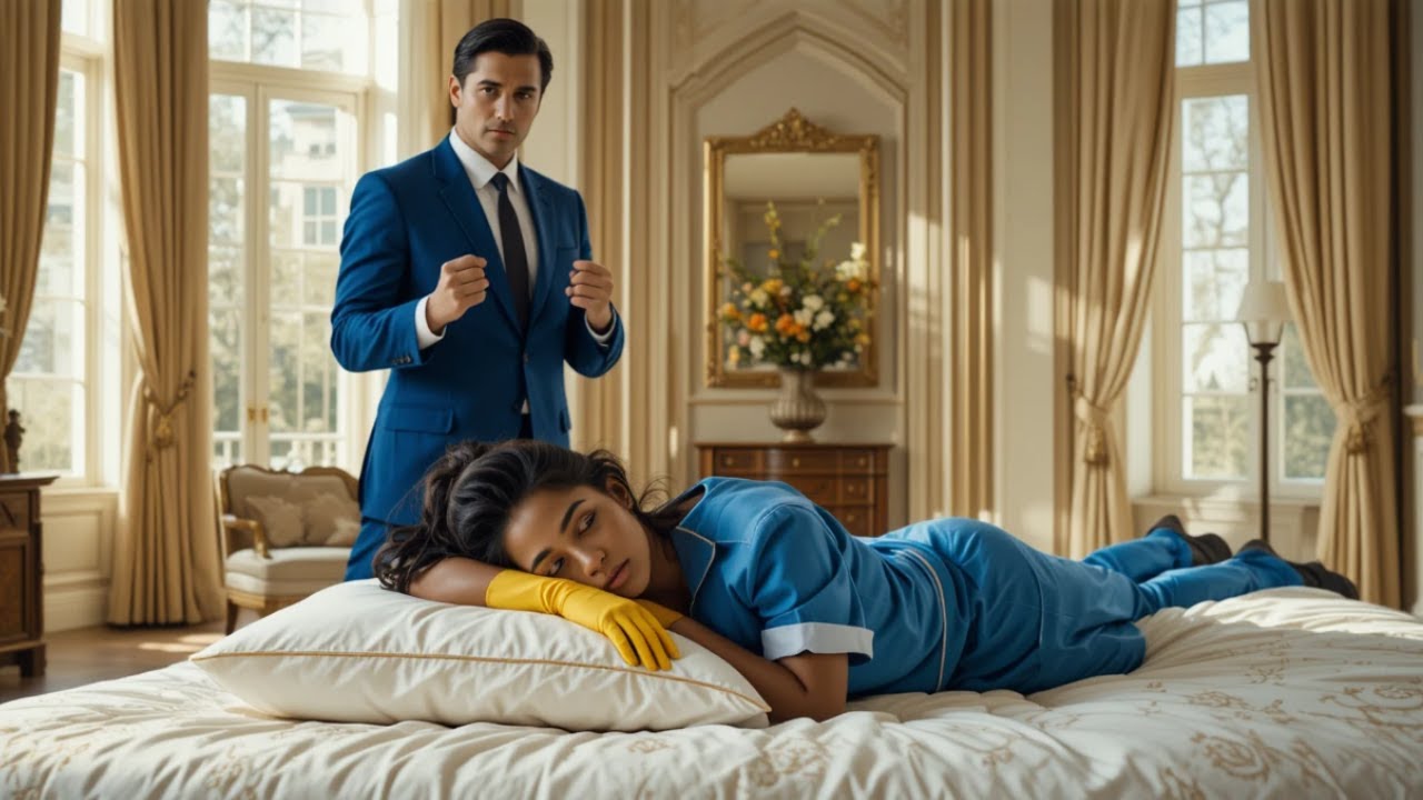UN MILLIONNAIRE TROUVE SA FEMME DE MÉNAGE ENDORMIE DANS SON LIT… ET RÉAGIT D’UNE FAÇON INATTENDUE