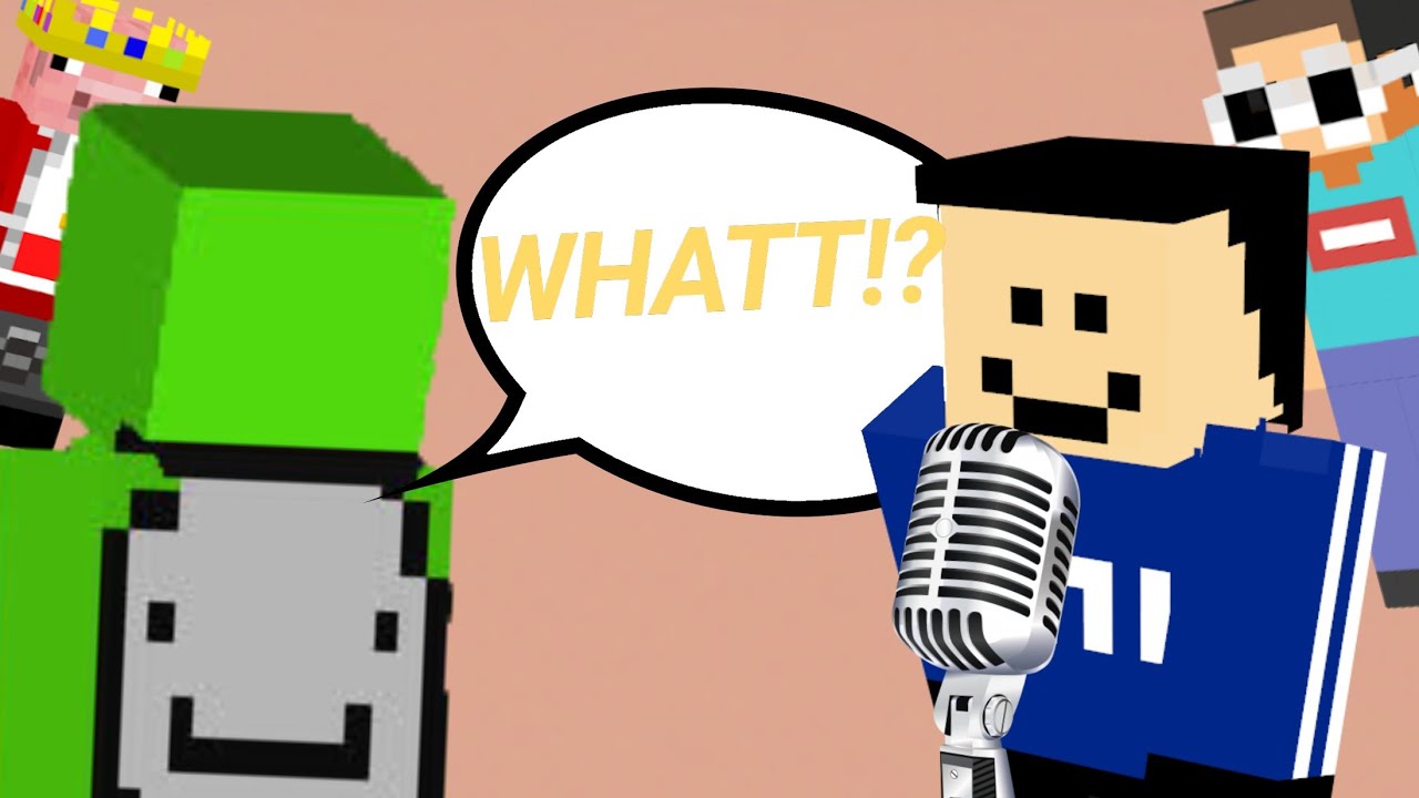 Quackity roast Dream via rapping