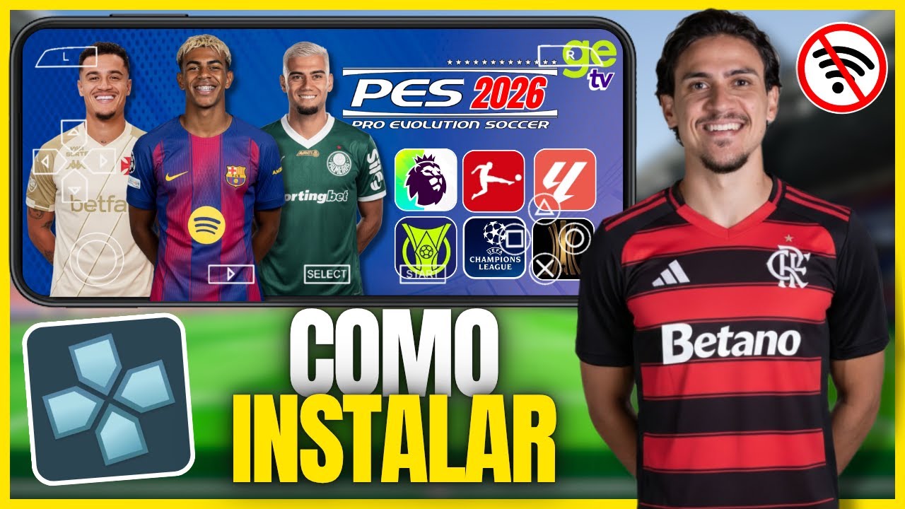 🚨EFOOTBALL 2026 PPSSPP BRASILEIRÃO/EUROPEU NOVAS FACES, GRÁFICOS REALISTAS | Tutorial