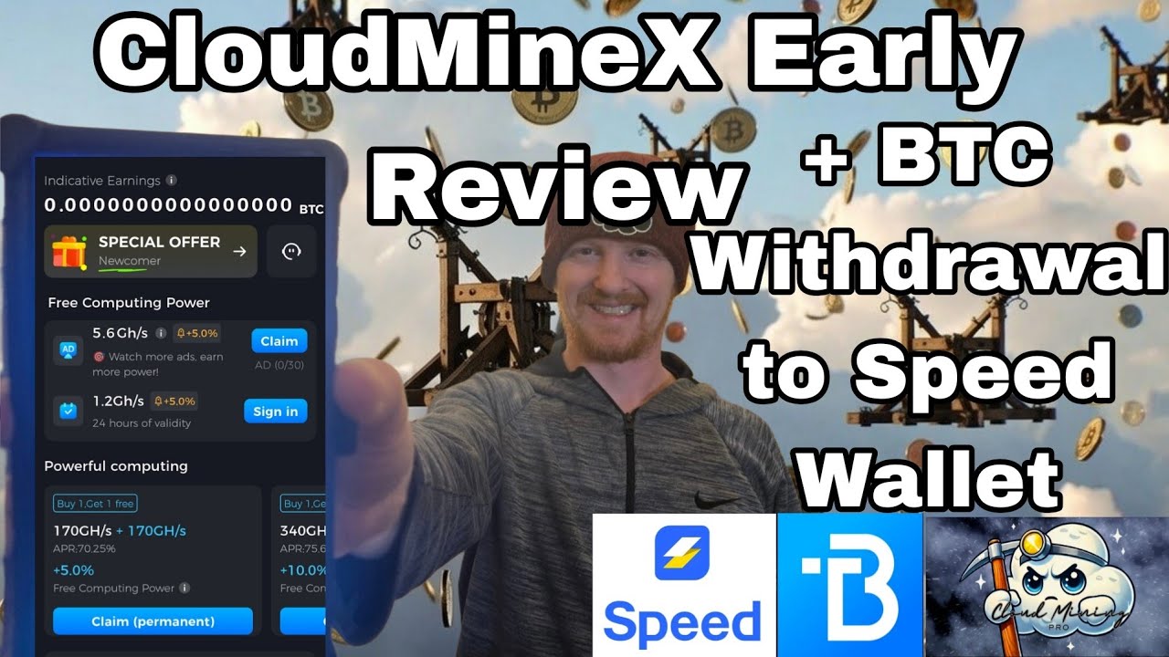 CloudMineX Early Review + BTC Withdrawal to Coinbase