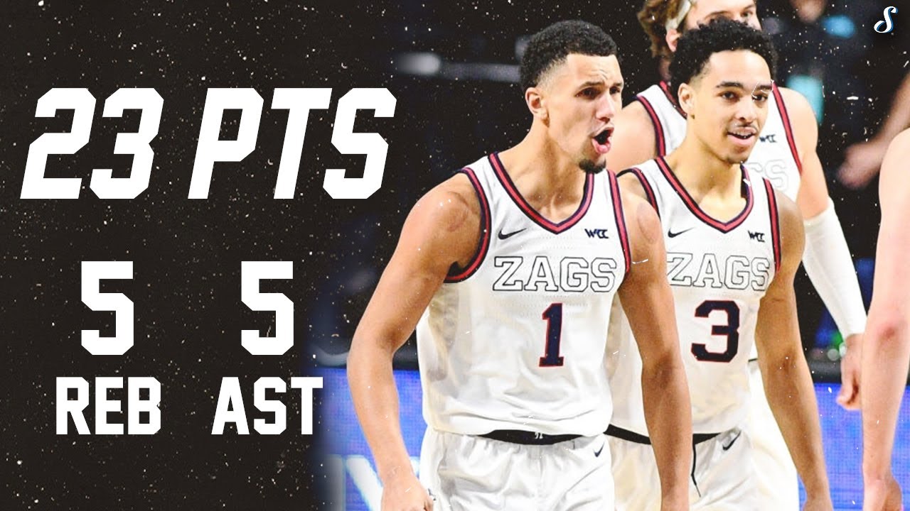 Jalen Suggs Leads Gonzaga To A WCC Championship & Earns Tourney MVP #MarchMadness