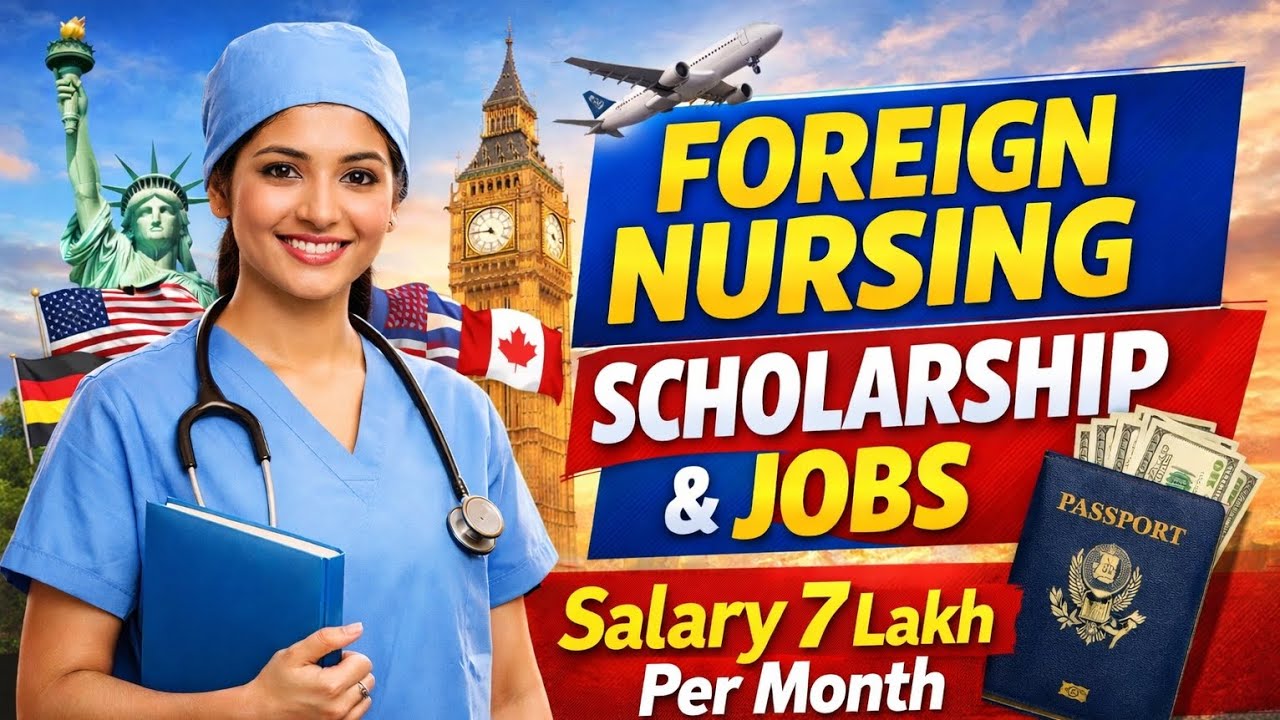 Foreign nursing scholarship & jobs| salary per month $2,500 to $2,550 USD