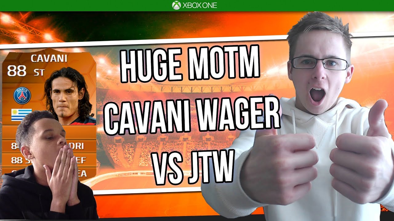 INSANE 88 MOTM CAVANI WAGER VS JTW!! EA LOVE AIDS MAN! FIFA 14 ULTIMATE TEAM