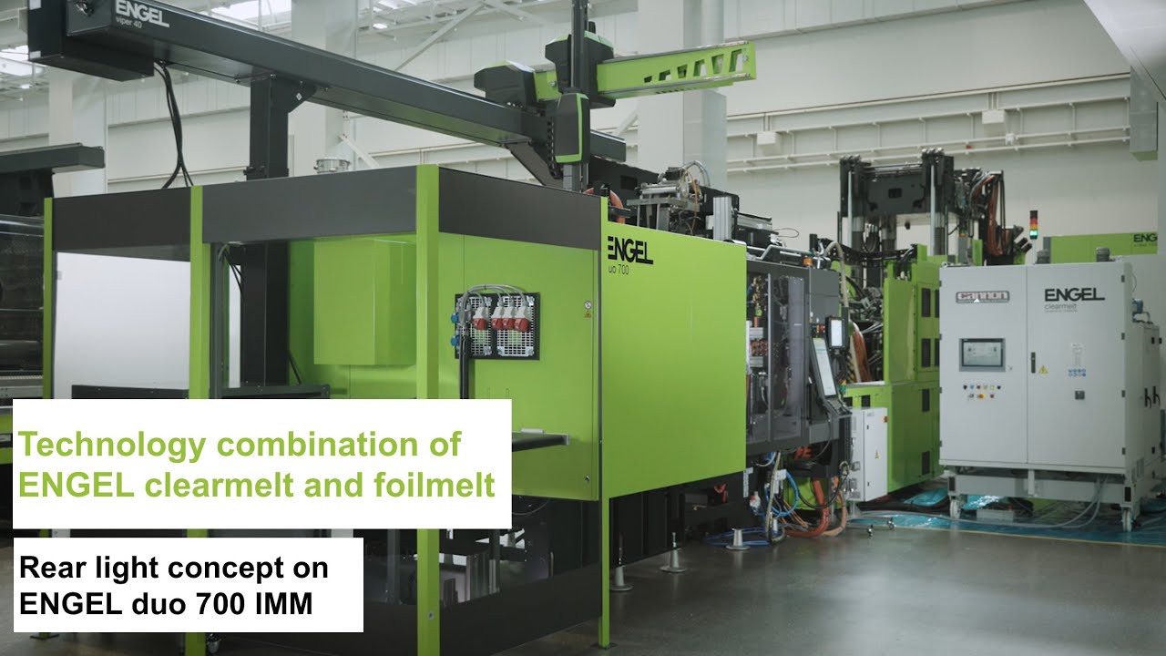 Mobility meets design | Automotive rear light concept | ENGEL duo 700 two-platen machine