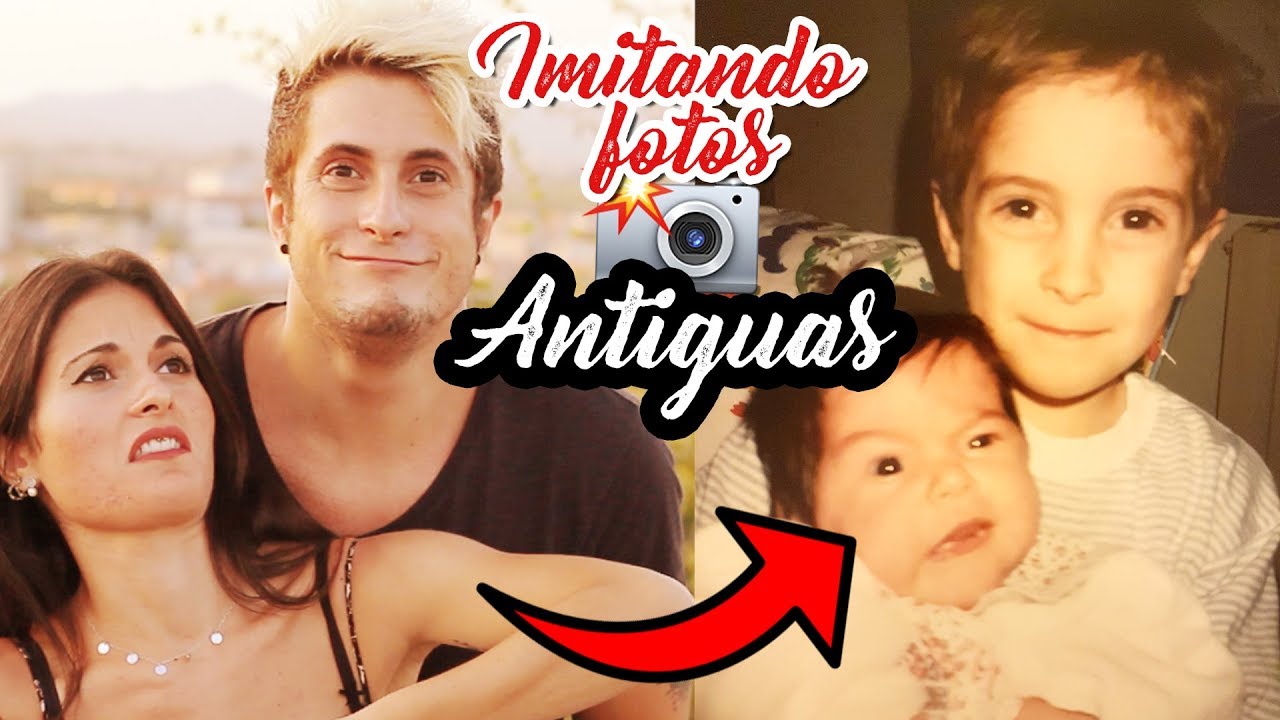 IMITANDO FOTOS ANTIGUAS (de hace MUCHOS AÑOS) con MI HERMANA
