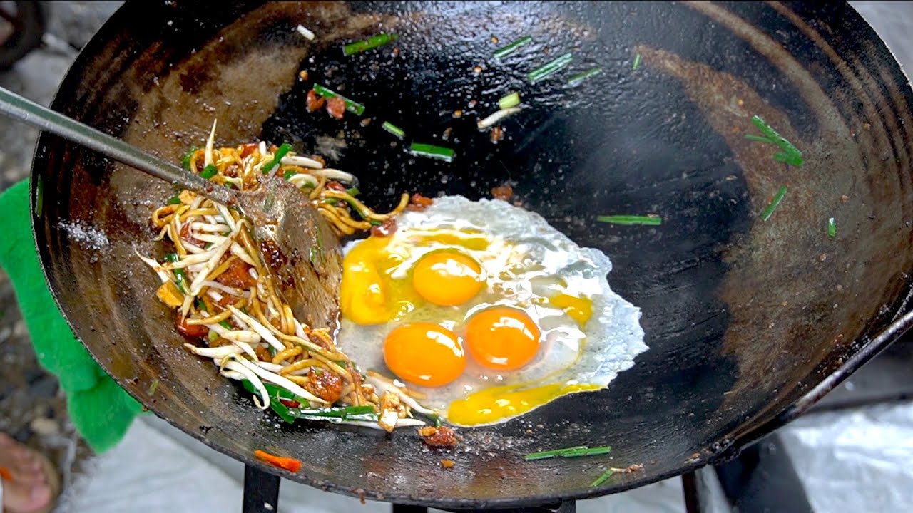Удивительные навыки! 5 лучших представлений Pad Thai в Бангкоке - Тайская уличная еда
