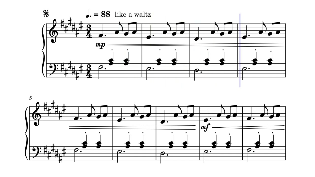 Funky Egg but it's a waltz.