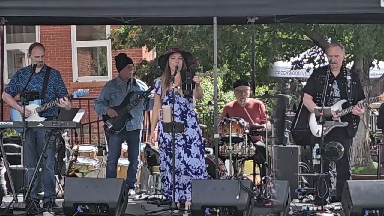 Live performance at Art on the Green Event #livemusic #rock