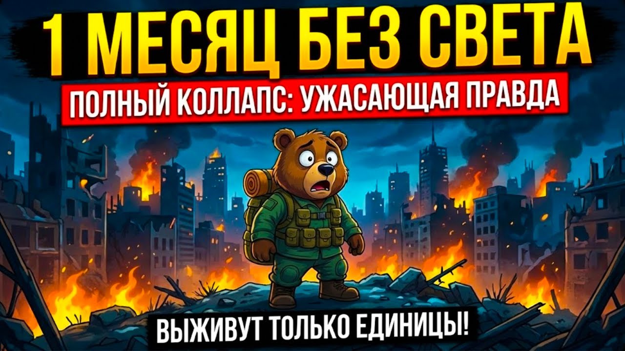 ПОЛНЫЙ БЛЭКАУТ: Как Быстро Человечество Вернется В Каменный Век