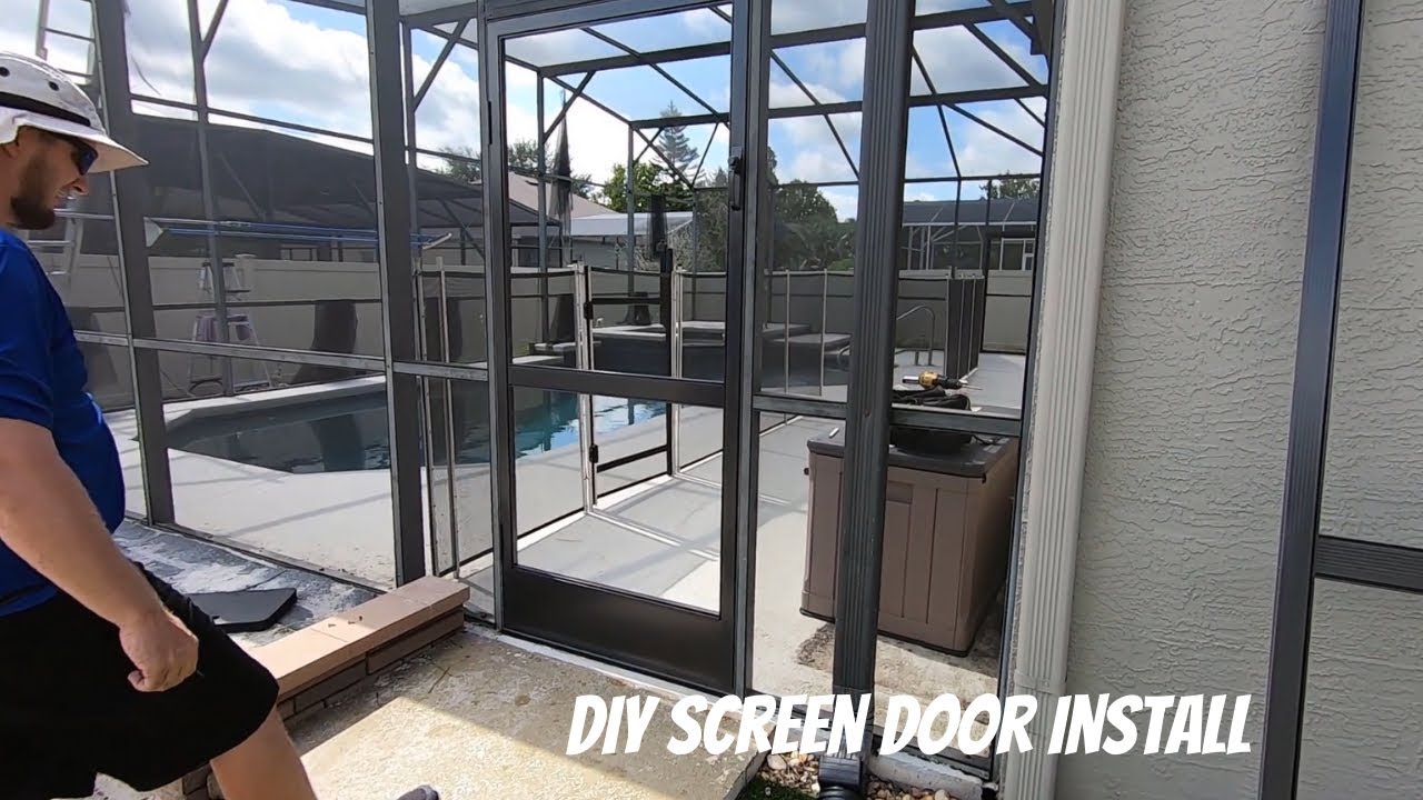 DIY Pool Enclosure Screen Door Installation & New Hardware Kit!! Watch Now