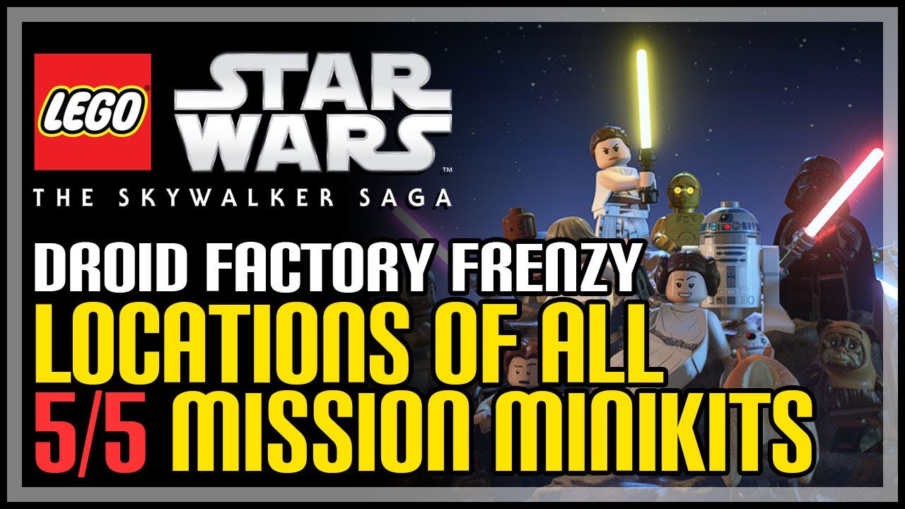 All Droid Factory Frenzy Minikits LEGO The Skywalker Saga